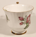 Vintage Royal Windsor Bone China Floral Emblem of Alberta The Wild Rose Red Roses Flowers Tea Cup & Saucer Set