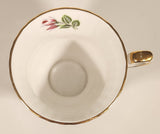 Vintage Royal Windsor Bone China Floral Emblem of Alberta The Wild Rose Red Roses Flowers Tea Cup & Saucer Set