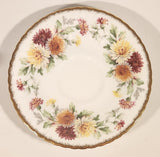 Vintage Paragon Fine Bone China Autumn Glory Yellow White Orange Pink Flowers Tea Cup & Saucer Set