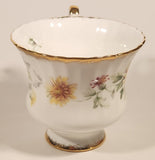 Vintage Paragon Fine Bone China Autumn Glory Yellow White Orange Pink Flowers Tea Cup & Saucer Set