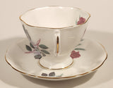 Vintage Royal Albert Bone China England Red Rose Flowers Tea Cup & Saucer Set