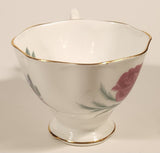 Vintage Royal Albert Bone China England Red Rose Flowers Tea Cup & Saucer Set