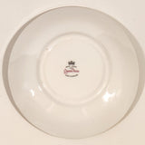 Vintage Queen Anne Roses Pink Flowers Tea Cup Saucer