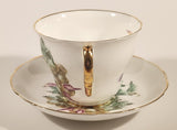 Vintage Regency Genuine Bone China England Apple Grapes and Berries Fruits Tea Cup & Saucer Set