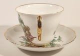 Vintage Regency Genuine Bone China England Apple Grapes and Berries Fruits Tea Cup & Saucer Set