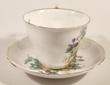 Vintage Regency Genuine Bone China England Apple Grapes and Berries Fruits Tea Cup & Saucer Set