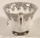 Vintage Royal Albert Bone China England Congratulation 25th Anniversary Tea Cup & Saucer Set