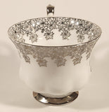 Vintage Royal Albert Bone China England Congratulation 25th Anniversary Tea Cup & Saucer Set