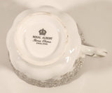 Vintage Royal Albert Bone China England Congratulation 25th Anniversary Tea Cup & Saucer Set