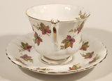 Vintage Royal Albert From Sea To Sea Fall Autumn Maple Leaf Pattern Tea Cup & Saucer Set