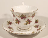 Vintage Royal Albert From Sea To Sea Fall Autumn Maple Leaf Pattern Tea Cup & Saucer Set