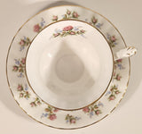 Vintage Royal Albert Fine Bone China England Winsome Pink Roses Tea Cup & Saucer Set