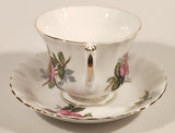 Vintage Royal Albert Bone China England Prairie Rose Pink Flower Tea Cup & Saucer Set