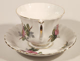 Vintage Royal Albert Bone China England Prairie Rose Pink Flower Tea Cup & Saucer Set