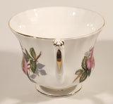 Vintage Royal Albert Bone China England Prairie Rose Pink Flower Tea Cup & Saucer Set