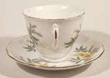 Vintage Royal Vale Yellow Flowers Tea Cup & Saucer Set