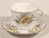 Vintage Royal Vale Yellow Flowers Tea Cup & Saucer Set