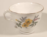 Vintage Royal Vale Yellow Flowers Tea Cup & Saucer Set