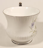 Vintage Rosina China Co Ltd. Queen's Fine Bone China Silver Wedding Tea Cup & Saucer Set