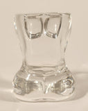 Bikini Girl Female Torso Sexy Bottoms Up 2 3/8" Clear Shot Glass