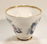 Vintage H M Royal Sutherland Bone China England Pink Roses Flowers Tea Cup & Saucer Set