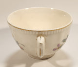 Vintage Sovereign Potteries & Earthenware Made in Canada Pink Flowers Gold Trim Tea Cup & Saucer Set