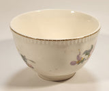Vintage Sovereign Potteries & Earthenware Made in Canada Pink Flowers Gold Trim Tea Cup & Saucer Set
