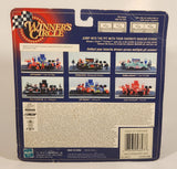 1999 Hasbro NASCAR Winner's Circle Pit Row Series Dale Earnhardt Jr. AC Delco Dark Blue Die Cast Toy Car Vehicle Diorama with Pit Crew New in Package