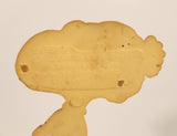Vintage Aviva United Syndicate Features Snoopy World's Greatest Skier 5" Tall Plastic Trophy