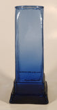 Luxor Hotel Casino Las Vegas Embossed Hieroglyphs Pillars Cobalt Blue 9" Glass Cup