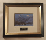 Max Jacquiard "Banff Station" Extra West 5907 Steam Engine Train Locomotive 16 1/4" x 19" Framed Art Print