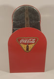 Drink Coca Cola Delicious Refreshing Galvanized Metal Drink Carrying Case with Wood Handle