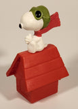 2015 McDonald's Fox The Peanuts Movie Red Baron Snoopy on Doghouse 4" Plastic Toy Figure