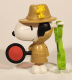 2018 McDonald's Peanuts Snoopy Detective 4" Clip On Plastic Toy Figure