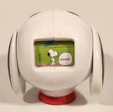 1998 Wendy's UFS Peanuts Snoopy Head Ear Twist Comics Strip Picture Viewer 3 3/4" Plastic Toy Figure