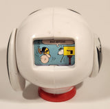 1998 Wendy's UFS Peanuts Snoopy Head Ear Twist Comics Strip Picture Viewer 3 3/4" Plastic Toy Figure