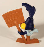 2020 McDonald's Warner Bros. Looney Tunes Roadrunner Holding Sign 3 1/2" Plastic Toy Figure