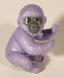 2021 Barbie Sister & Friends Wildlife Adventure Purple Monkey 1 3/4" Toy Figure