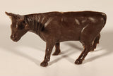 Dark Brown Cow 3" Plastic Toy Figure