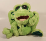 Play By Play Sitting Green Frog 7 1/2" Toy Stuffed Plush