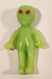 Glow in The Dark Green Alien 1 3/4" Rubber Toy Figure