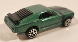 2009 Matchbox '70 Ford Mustang Boss Green 1/62 Scale Die Cast Toy Muscle Car Vehicle