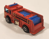 1982 Hot Wheels Fire Eater Red Fire Truck Die Cast Toy Car Vehicle - BW - Blue Lights