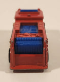1982 Hot Wheels Fire Eater Red Fire Truck Die Cast Toy Car Vehicle - BW - Blue Lights