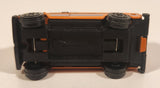 Chevy Van Super V Orange Die Cast Toy Car Vehicle