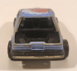 Vintage Majorette No. 220 Mustang SVO Blue 1/59 Scale Die Cast Toy Car Vehicle with Opening Hatch