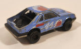 Vintage Majorette No. 220 Mustang SVO Blue 1/59 Scale Die Cast Toy Car Vehicle with Opening Hatch