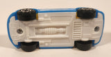 Unknown Brand Yellow Checker Design Blue Plastic Die Cast Toy Car Vehicle