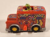 1999 Burger King The Muppets From Space Kermit Bus Wind Up 3" Plastic Toy Figure Car Vehicle