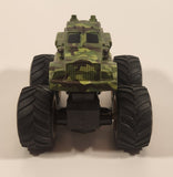 Armored Camouflage Monster Truck Push and Go Plastic Toy Car Vehicle